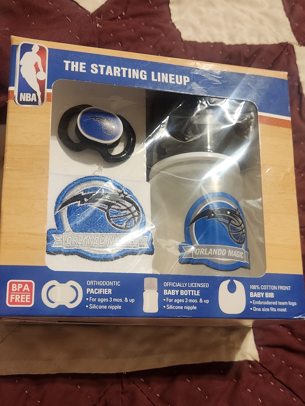 Orlando Magic Baby Bottle & Pacifier Set - Blue